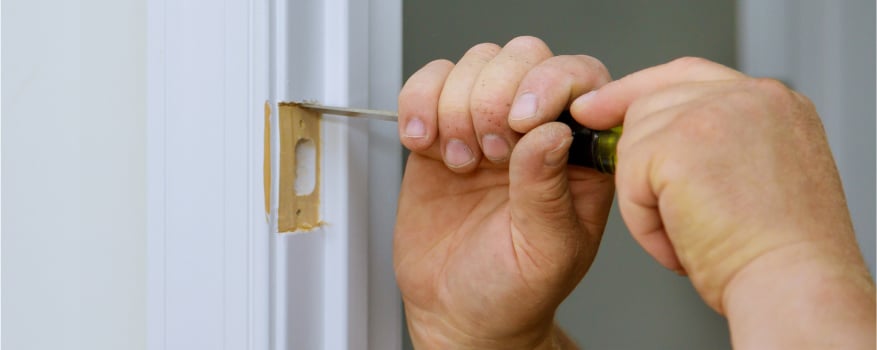 Shimming a door frame