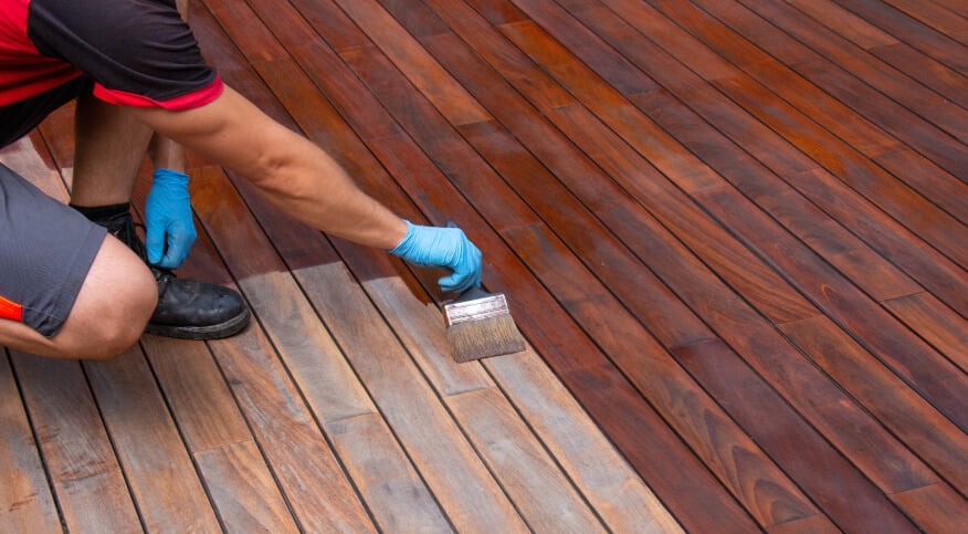 How To Stain A Deck