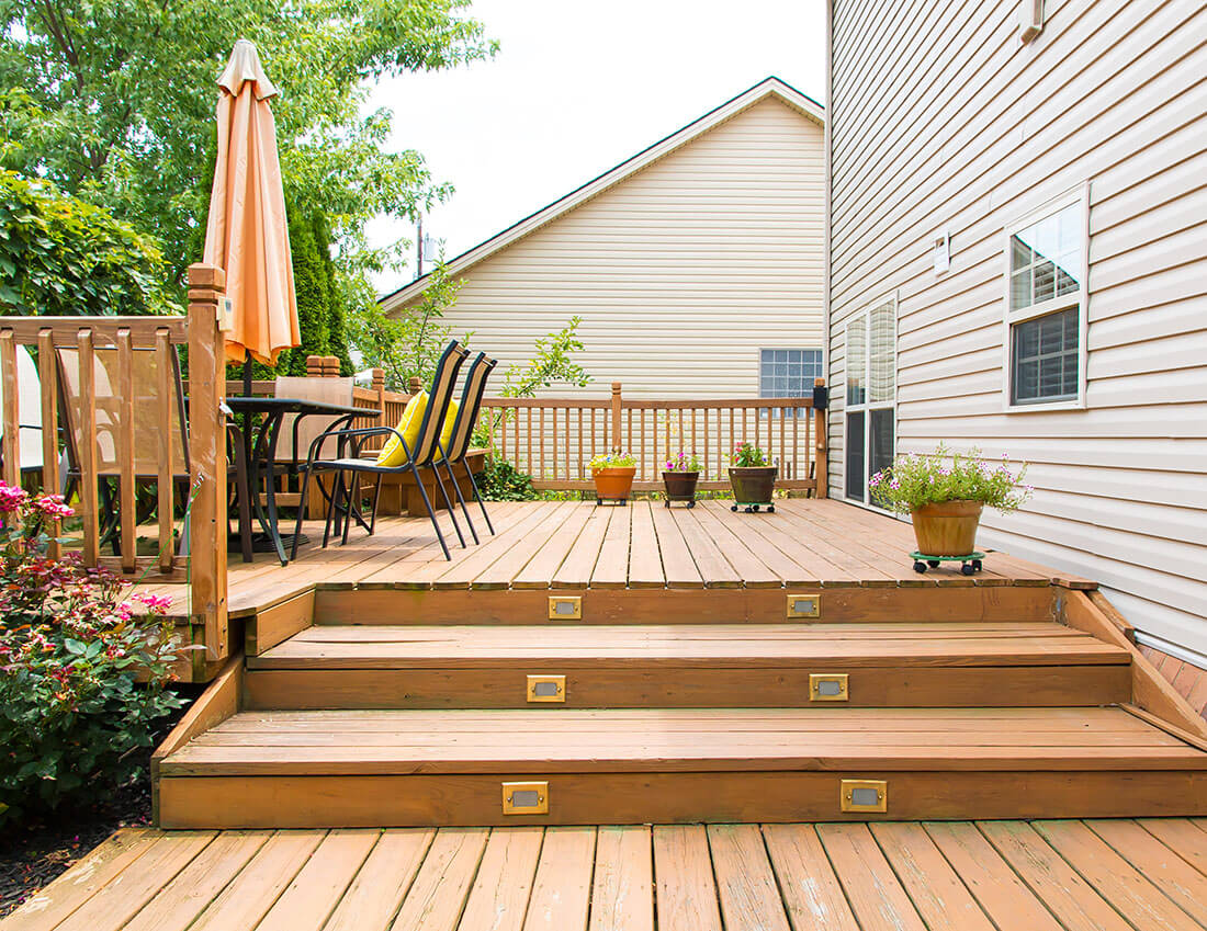 backyard deck